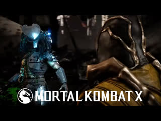 game clip mortal kombat x 7. predator vs. scorpion.